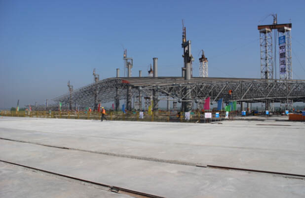 穆棱网架顶升施工方案